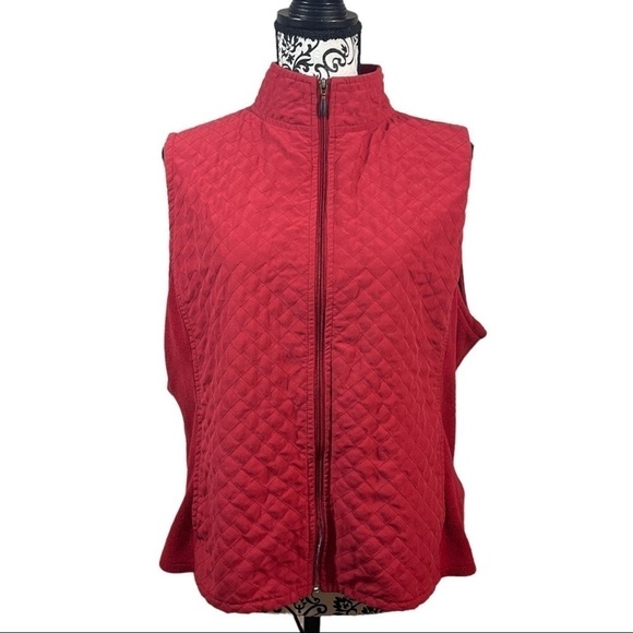 Columbia red light weight quilted vest - Picture 2 of 11